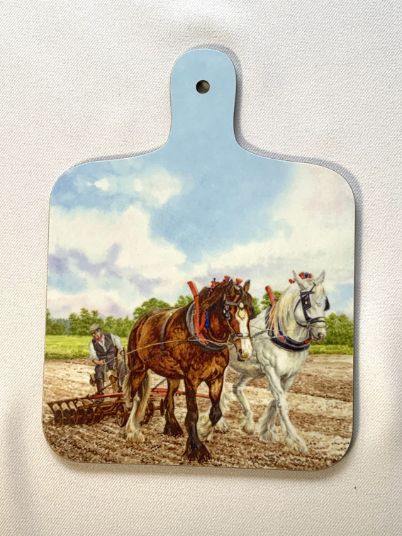 Heavy Horses Cutting Board