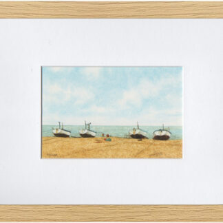 Framed Print, Aldeburgh Beach.