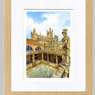 Framed Print Bath.