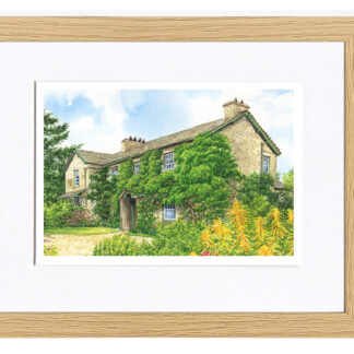 Hill Top, Sawrey . 8 x 10 Print. Framed