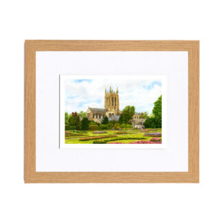 Framed Print, Bury Cathedral.