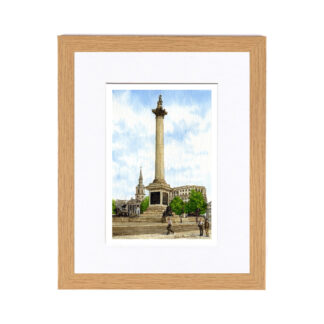 Framed Print, Nelson's Column London