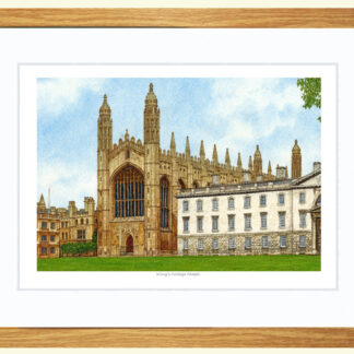 Framed Print, Kings College Chapel (m)