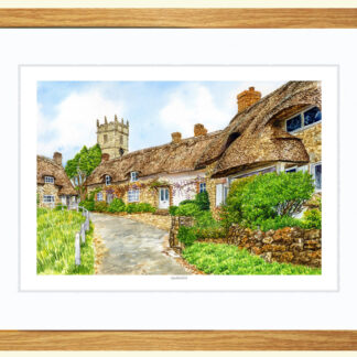 Framed Print, Godshill (m)