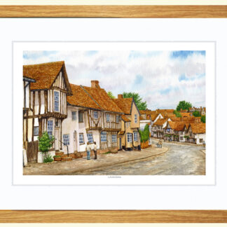 Framed Print, Lavenham (m)