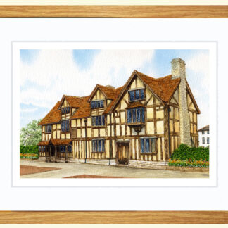 Framed Print, Shakespeare's Birthplace (m)