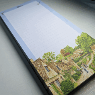 Note pad, Arlington Row , Bibury . The Cotswolds